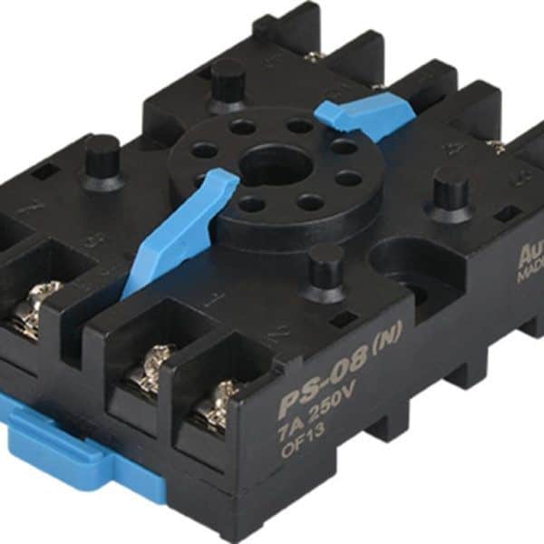 Ervip Tehnika - Podnožje PS-08, 8 pina, DIN šina, M8x0.7 šraf